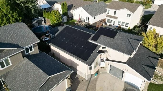 solar panel installation